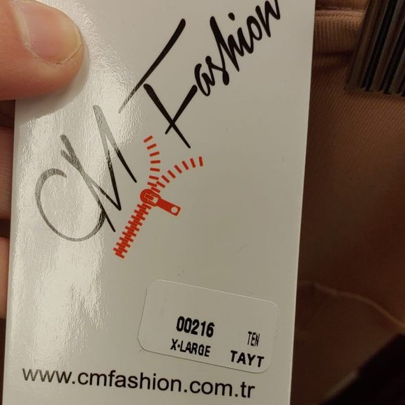 CM Fashion Womens Skin Color Leggings, With Pockets - Picture 9 of 9